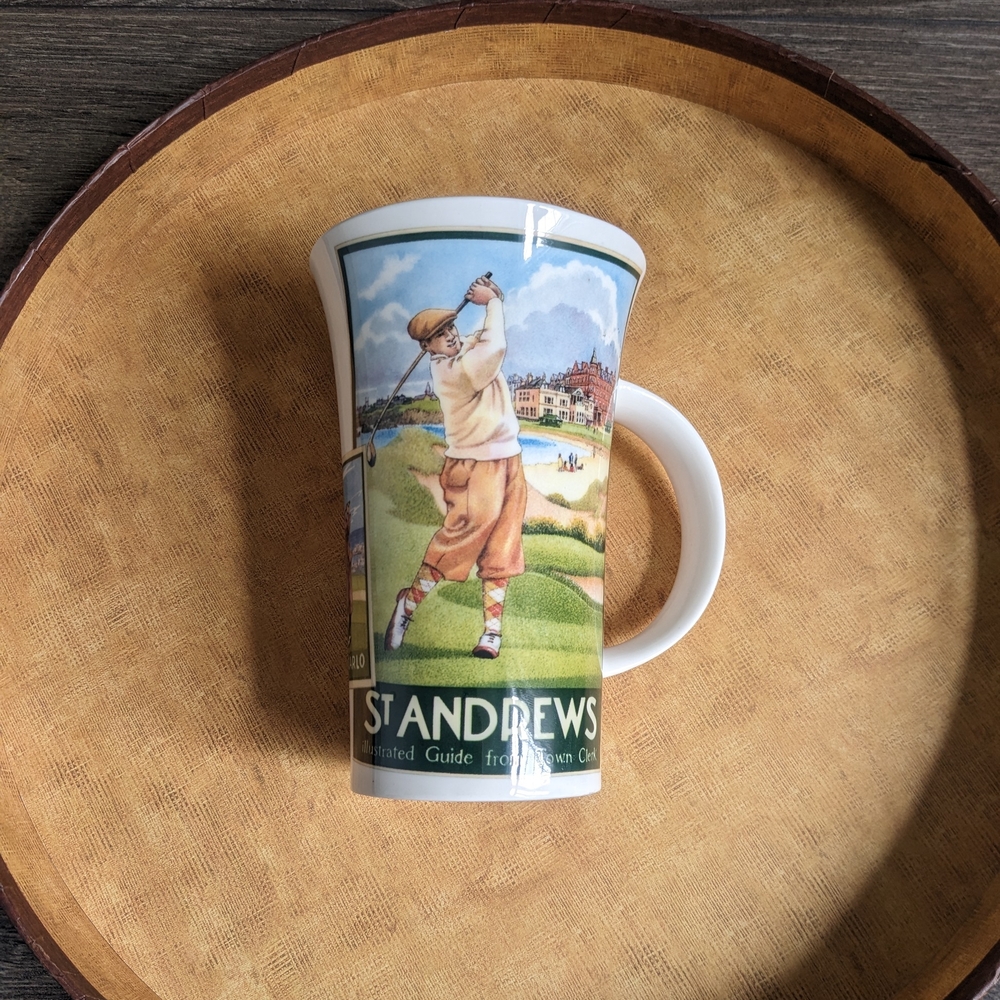 St Andrews Golf Mug with Vintage Design